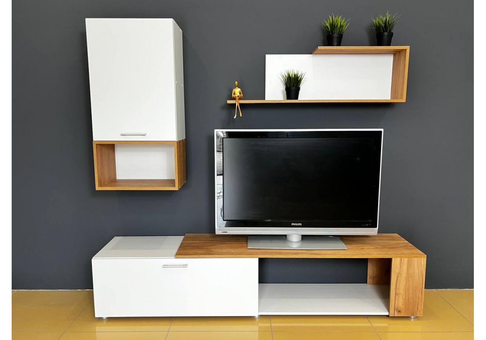 Готовые гостиные Одди белый - дуб золотой