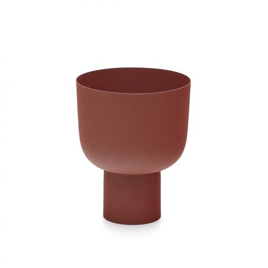Hilari Металлическая ваза терракотовая 21,5 см