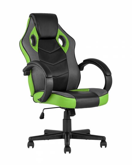 УТ000004554 | Игровое кресло | компьютерное TopChairs Sprinter зеленое геймерское
