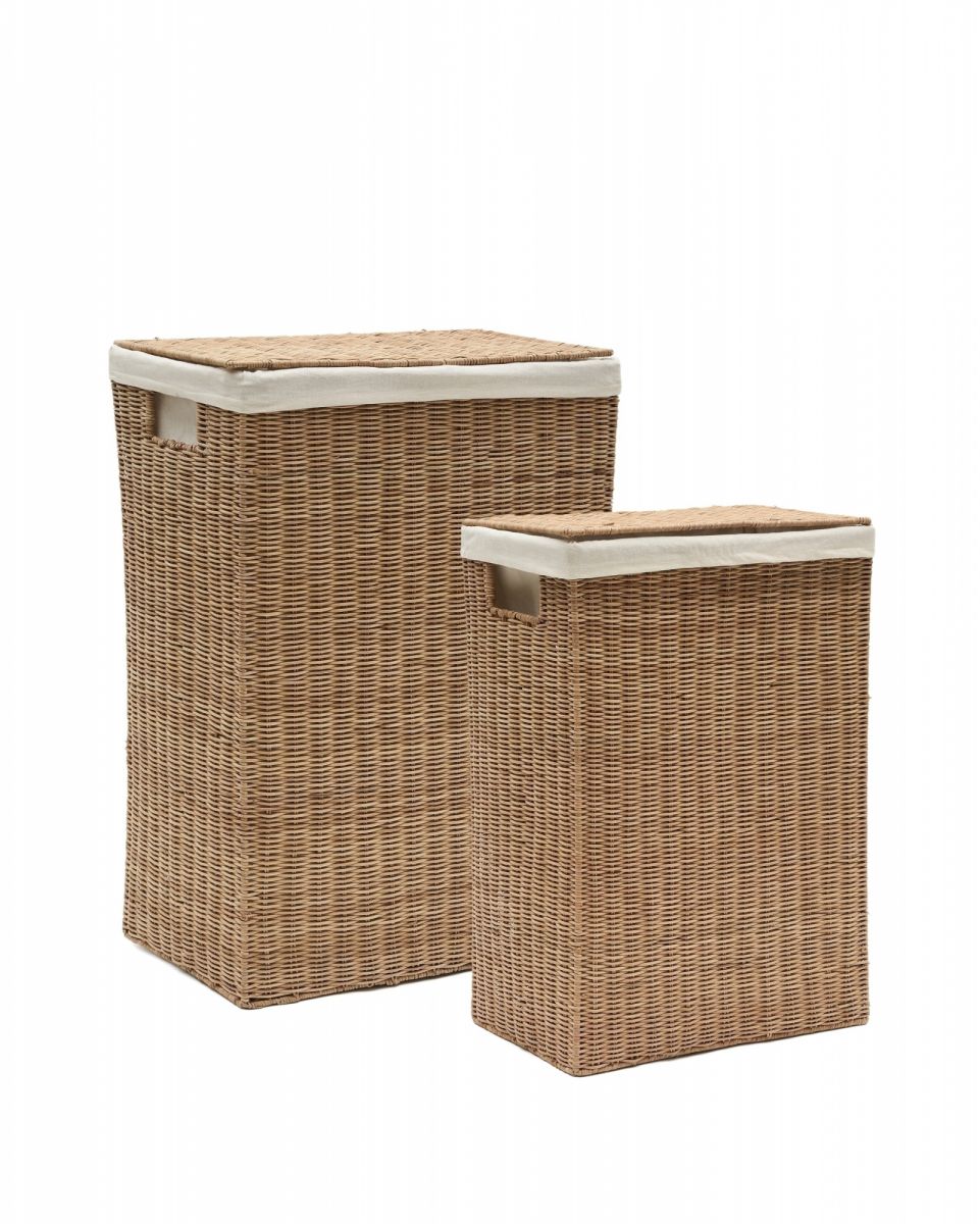 Indali Набор из 2-х корзин из ротанга 43 x 27 см - 50 x 20 см