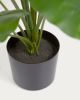 Искусственное растение Alocasia пахучая с черным горшком 57 см - 7