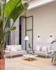 Искусственное растение Sansevieria с белым горшком 55 см - 8