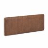 Изголовье кровати Natesa из массива тика и кожи 163 x 60 см - 4