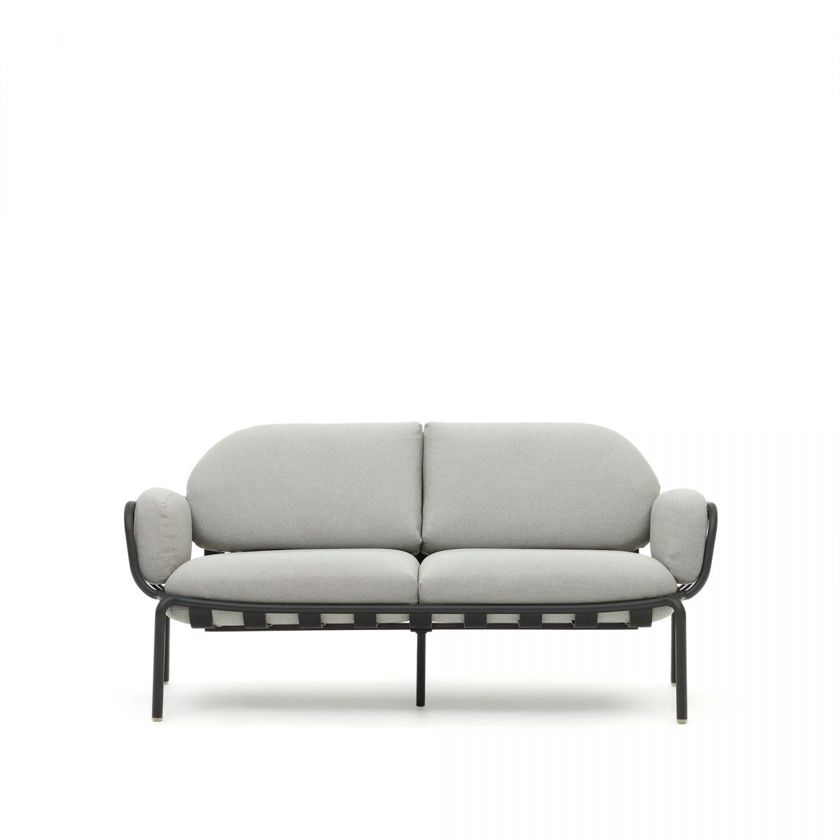 Joncols уличный алюминиевый 2-местный диван серого цвета 165 см