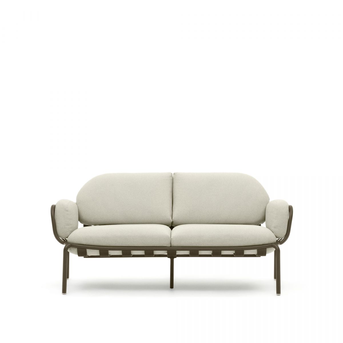 Joncols уличный алюминиевый 2-местный диван зеленого цвета 165 см