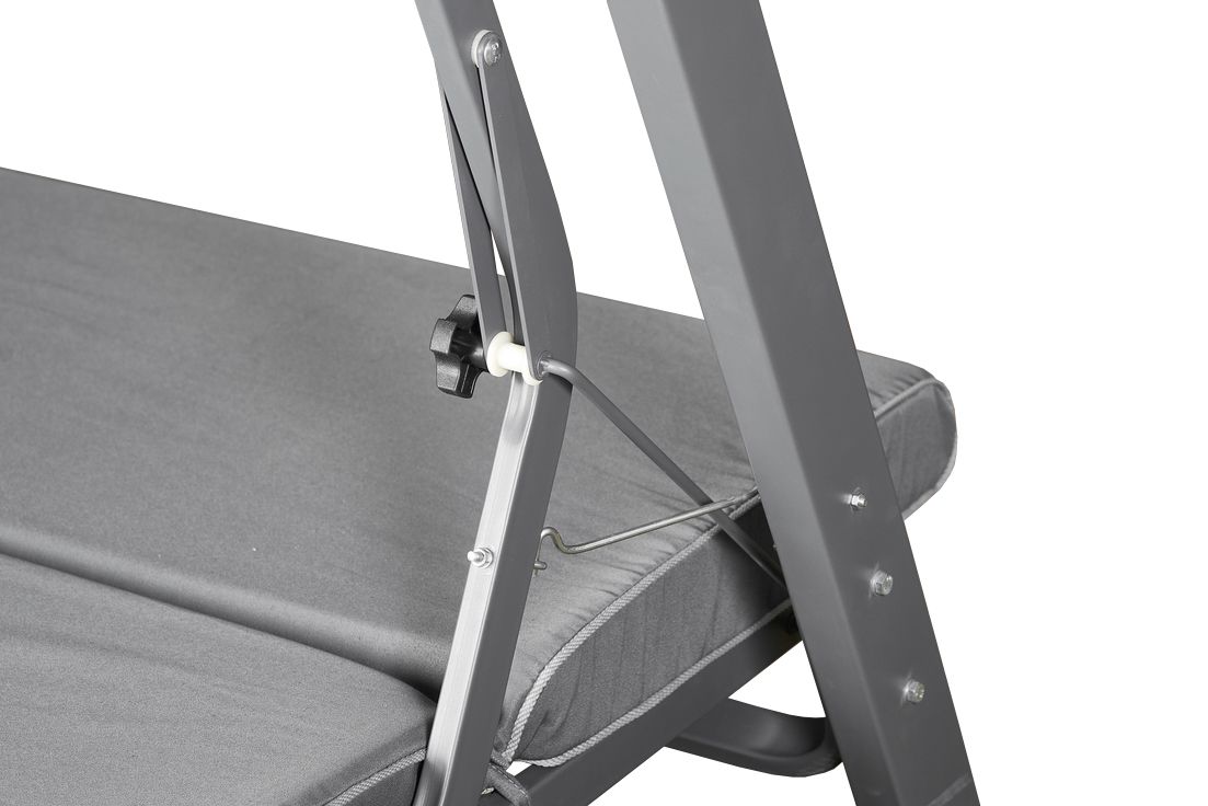 Качели садовые 3-х местные Афина арт.RAL9006