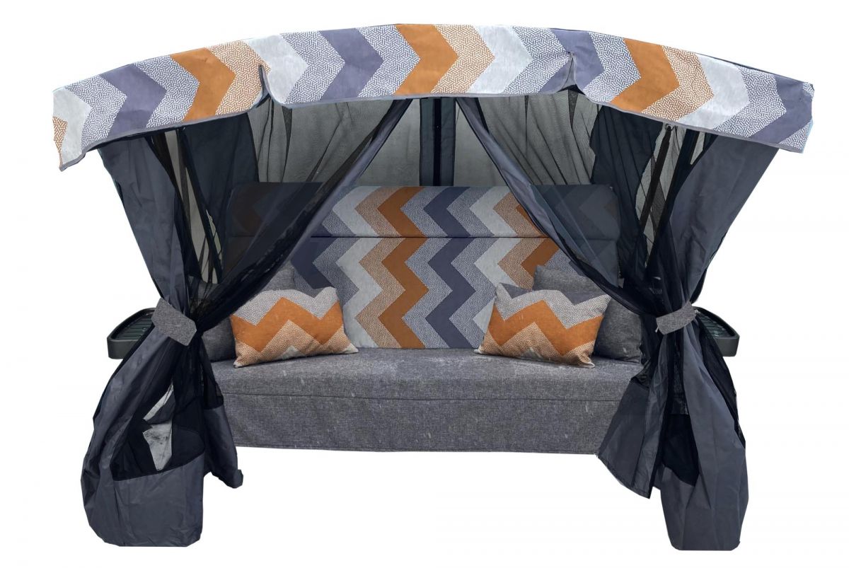 Качели садовые 3-х местные Ранго Премиум Руна арт.3764-GS003