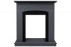 Каминокомплект Barcelona (Разборный) - Серый графит с черным с очагом Majestic FX M Black RC,36227k26921 - 2