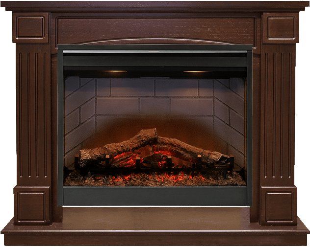 Каминокомплект Boston - Темный дуб с очагом Symphony 26'' DF2608-INT,25967k25720