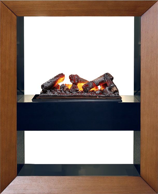 Каминокомплект Boxx - Орех с очагом Cassette 600 NH,27952k25718