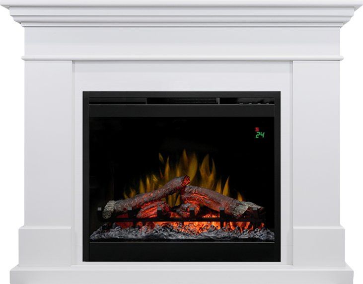 Каминокомплект California - Алебастр (Высота 1005мм) с очагом Symphony 26'' DF2624-L,25978k25829