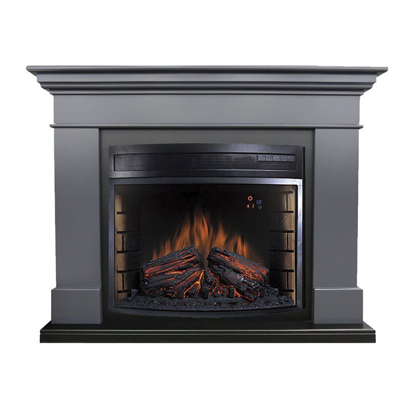 Каминокомплект California Graphite Gray - Серый графит с очагом Dioramic 28 LED FX,27132k26927
