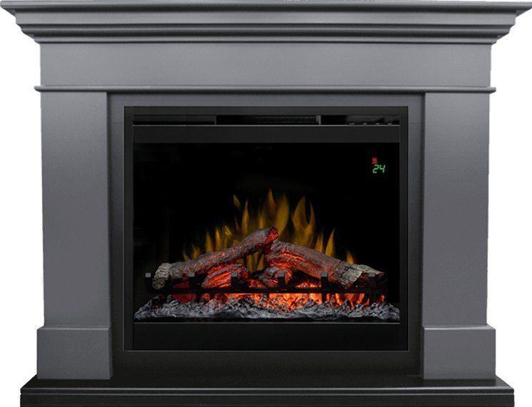 Каминокомплект California Graphite Gray - Серый графит с очагом Symphony 26'' DF2624-L,26456k25829