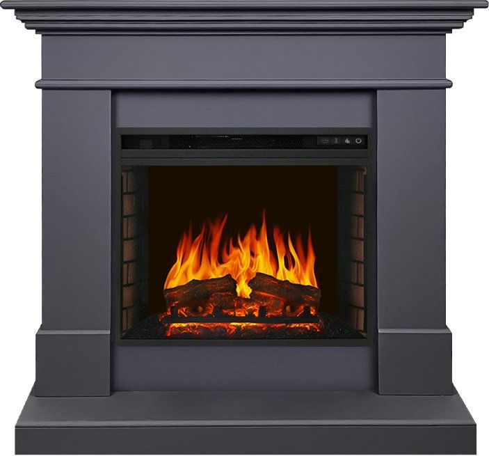 Каминокомплект California SFT (Разборный) - Серый графит с очагом Vision 23 EF LED FX,35784k26932