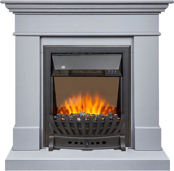 Каминокомплект California STD CRM (Разборный) - Санд смоук с очагом Aspen Black,35524k26915