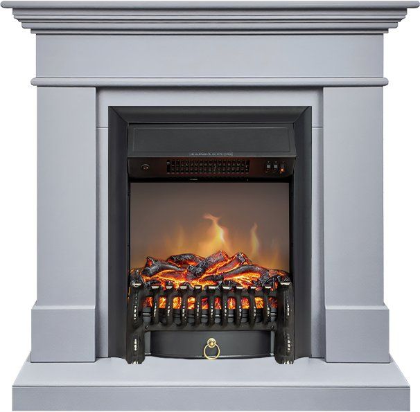 Каминокомплект California STD CRM (Разборный) - Санд смоук с очагом Fobos FX M Black,35524k26917