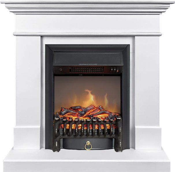 Каминокомплект California STD CRM (Разборный) - Санд сноу с очагом Fobos FX M Black,35523k26917