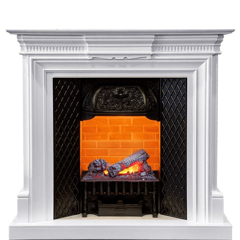 Каминокомплект Chelsea - Белый (Ширина 1080см) с очагом Cassette 400 NH,26822k25717