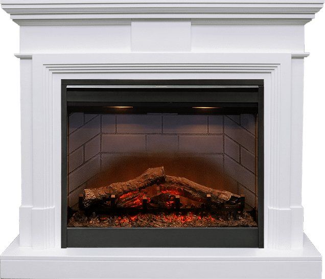 Каминокомплект Coventry - Белый с очагом Symphony 26'' DF2608-INT,25986k25720