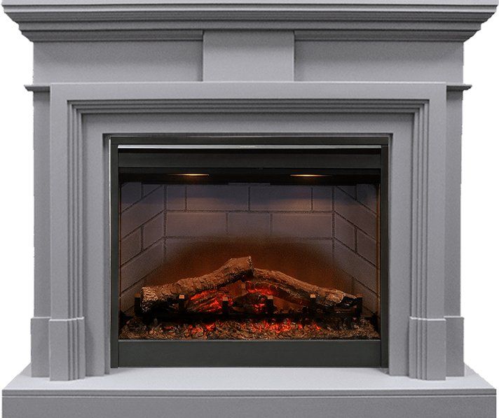 Каминокомплект Coventry Gray - Серый с очагом Symphony 26'' DF2608-INT,26455k25720