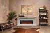 Каминокомплект Dallas - Слоновая кость с патиной с очагом Aspen Black,27203k26915 - 3