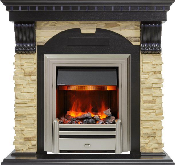 Каминокомплект Dublin - Венге - Сланец с очагом Chesford,25922k25726