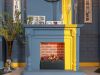 Каминокомплект Edinburg - Слоновая кость с очагом Albany,25851k25719 - 3