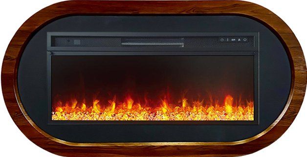 Каминокомплект Ellipse 42 - Орех ноче с очагом Vision 42 LED,35973k29150