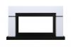 Каминокомплект Lindos V42 SFT (Разборный) - Белый с черным (Ширина 1470мм) с очагом Vision 42 LED,36198k29150 - 2