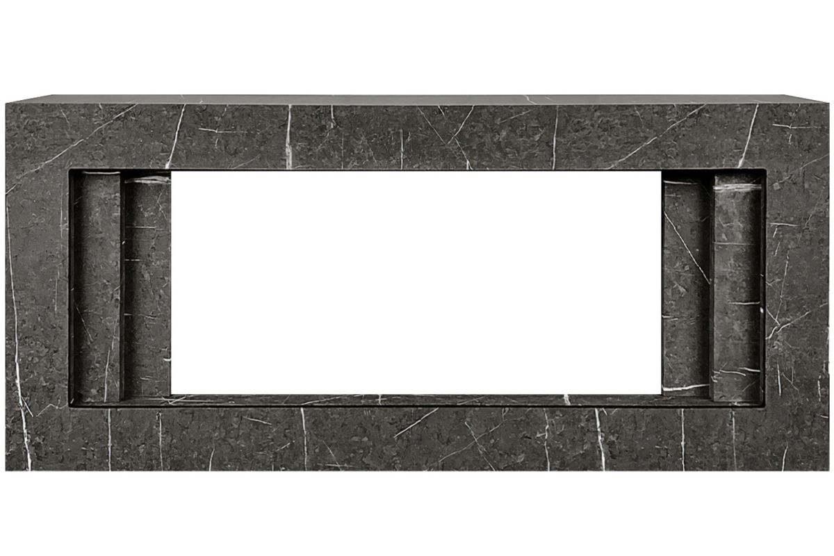 Каминокомплект Line 42 SFT Stone Touch - Серый мрамор с очагом Vision 42 LED,34182k29150