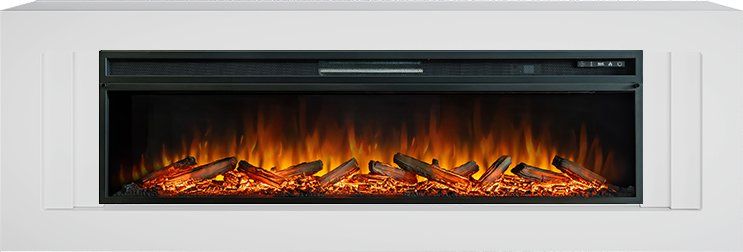 Каминокомплект Line 60 (Разборный) - Белый (Высота 645 мм) с очагом Vision 60 LOG LED,36410k26941