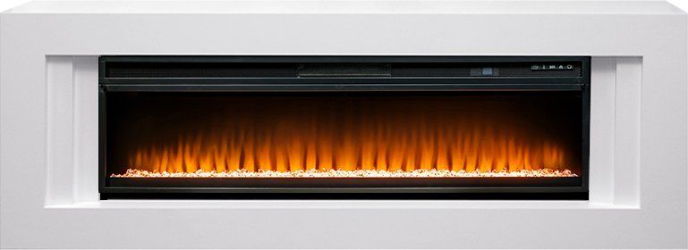 Каминокомплект Line 60 (Разборный) - Ceramic белый (санд сноу) с очагом Vision 60 LED,35506k26940