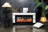 Каминокомплект Modern 60 SFT (Разборный) - Серый графит с очагом Vision 60 LOG LED,35742k26941 - 4