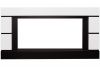 Каминокомплект Modern - Белый с черным (Глубина 300 мм) с очагом Vision 42 LED,29332k29150 - 2