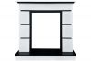 Каминокомплект Modern (Разборный) - Белый с черным с очагом Aspen Black,36287k26915 - 2