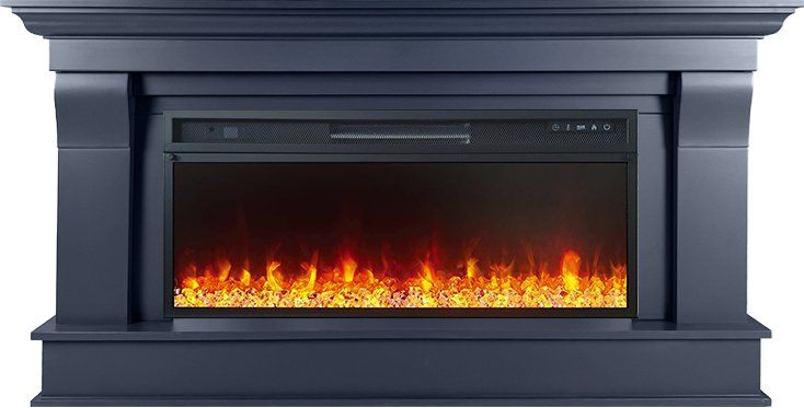 Каминокомплект Monaco 42 (Разборный) - Серый графит с очагом Vision 42 LED,35779k29150