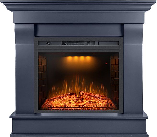 Каминокомплект Monaco (Разборный) - Серый графит с очагом Emerald 23,35775k33735