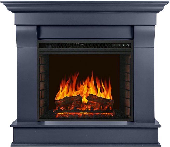Каминокомплект Monaco (Разборный) - Серый графит с очагом Vision 23 EF LED FX,35775k26932
