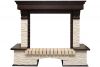 Каминокомплект Pierre Luxe угловой - Темный дуб - Сланец мелкий с очагом Symphony 26'' DF2608-INT,28531k25720 - 2