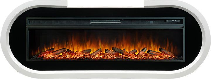 Каминокомплект Soho - Белый с черным с очагом Vision 60 LOG LED,33098k37163