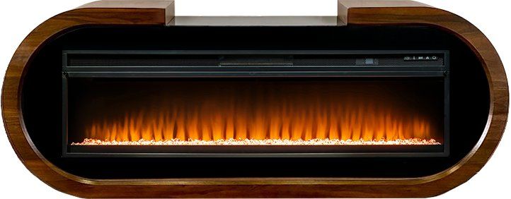 Каминокомплект Soho - Орех Ноче с очагом Vision 60 LED,36262k26940