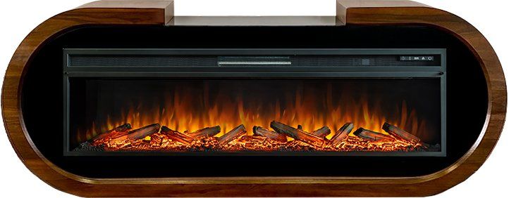 Каминокомплект Soho - Орех Ноче с очагом Vision 60 LOG LED,36262k26941