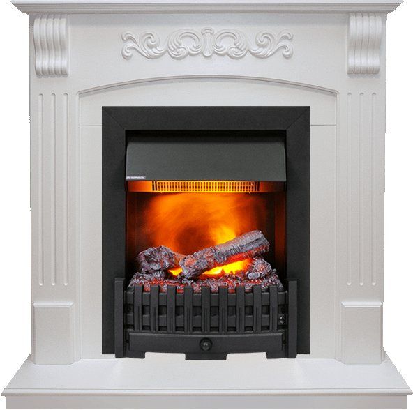 Каминокомплект Sorrento - Белый дуб с очагом Danville Black FB2,26011k25725