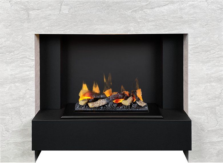 Каминокомплект Tokyo - Скол камня лайт с очагом Cassette 400 LNH-INT (с дровами),35492k29995