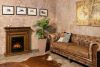 Каминокомплект Valletta 60 - Белый с очагом Vision 60 LOG LED,27144k26941 - 3