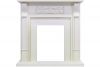 Каминокомплект Venice - Фактурный белый с очагом Aspen Gold,27236k26916 - 2