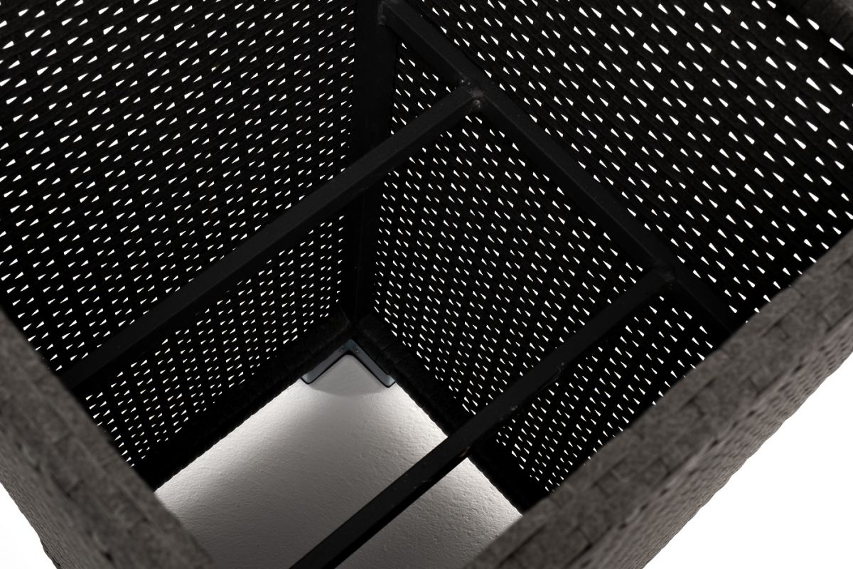 "Капучино" кашпо для цветов плетеное из искусственного ротанга, цвет коричневый