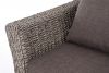 "Капучино" лаунж-зона из искусственного ротанга (гиацинт), цвет серый - 4