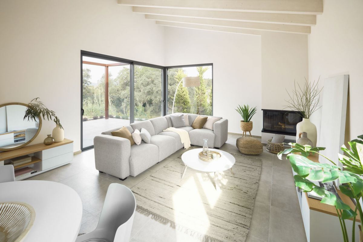 Картина Adelta с белыми линиями 80 x 110 см