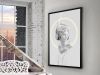Картина Busto белый LED 80X120 - 2